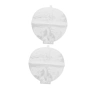 NUOBESTY 2pcs Round Fan Protective Cover Pvc Material Fan Dust Cover Bag for Events Performance Outdoor Use