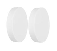 NUOBESTY 2pcs Round Polystyrene Foam Circles for Crafts Lightweight Blank Foam Discs with Excellent Ink Absorption for DIY Painting Sculpture Cake Decorations and Artistic Projects