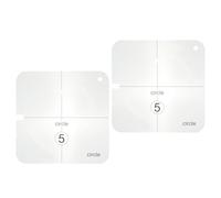 NUOBESTY 2pcs Round Quilting Templates for DIY Patchwork Sewing Crafts Free-Motion Quilting Stencils