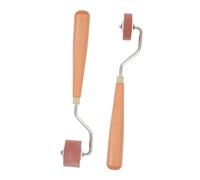 NUOBESTY 2pcs Rubber Brayer Roller for Printmaking Lightweight Smooth Ink Roller Tool for Crafting and Art Beginners Portable Mini for Prints