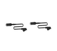 NUOBESTY 2pcs Scart to Video Audio Converter Cable USB Powered Composite to Digital Signal Adapter for Tv Vhs Dvd Recorder Standard Definition Playback