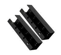 NUOBESTY 2pcs Self-adhesive Cable Tray For Desk Wire Management Multi-function Under Desk Cable Organizer Large Capacity Power Strip Holder For Office