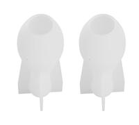 NUOBESTY 2pcs Silicone Miniature Bowling Pin Mold with Smooth Finish for Epoxy Resin and Candle Making, Sports Themed Creative Design, for DIY Craft Home Decor Projects