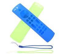 NUOBESTY 2pcs Silicone Remote Controller Cover for Stick Shockproof Glow the Dark Fit Easy to Locate Durable Protection