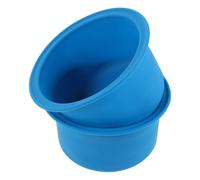 NUOBESTY 2pcs Silicone Wax Bowl Pot Liner 4.72"x2.55" Soft Silicone Wax Melting Pot Leak-proof Design for Blending Hair Dye