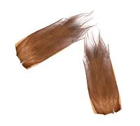 NUOBESTY 2pcs Simulated Tree Bark Palm Bark Decorative Sheet 19.7x5.9inch for Garden Decor Bonsai Reptile Tank Brown