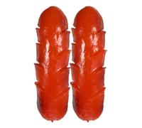 NUOBESTY 2pcs Simulation Sausage Prop Food Fake Realistic Sausages for Display Photography Table Decoration Simulation Cooking Toy Artificial Faux Models