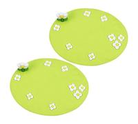 NUOBESTY 2pcs Slip Car Dashboard Mat Vehicle Mounted Cushion for Phones Glasses Durable Silicone Grip Pad for Secure Storage Any Vehicle