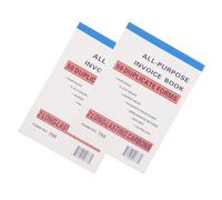 NUOBESTY 2Pcs Small Business Invoice Receipt Book - Purchase Order Trade Receipt Record Book for Self-Employed Financial Management and Order Tracking