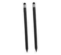 NUOBESTY 2pcs Stylus Pens Phone Accessory High Sensitivity Versatile Use Black Plastic round Side Sl esign for Drawing and Doodling on Touch Screens