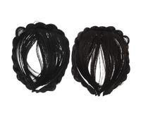 NUOBESTY 2pcs Synthetic Braided Wig Headband Bangs for Women Girls Natural Looking Front Hair Bangs Braided Headband Wig Hair Clasp