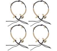 NUOBESTY 2pcs Tasbih Prayer Counter - Handheld Buddha Chanting Bead Counter - Portable Brass Tasbeeh Buddhist Finger Counting Device For Prayer & Meditation Gathering