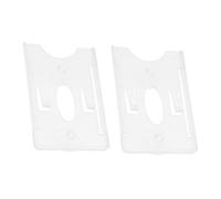 NUOBESTY 2pcs Transparent Car Permit Holder with Suction Cups Versatile Windshield Card Holder for Parking and Toll Permits Easy Installation and Secure Attachment for Cars