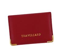 NUOBESTY 2pcs Ultrathin Pu Leather Card Travel Document Holder Pack for Drivers License Credit Cards Id Bus