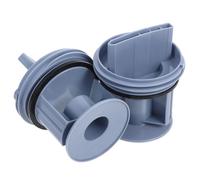 NUOBESTY 2pcs Washing Machine Drain Pump Filter Fluff Trap Replacement for Washer Drain Hose Seal Water Pump Strainer