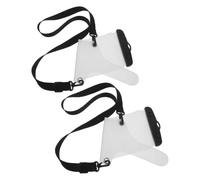 NUOBESTY 2pcs Waterproof Radio Bag with Advanced Sealing Design and Adjustable Strap, Universal Compatibility for Devices and Walkie Phones, Portable Holder for Boating and Hiking