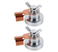 NUOBESTY 2pcs Welding Accessories: 500a Adjustable Welding Magnetic Ground Clamp - Quick Connect Grounding Clamp for Welder Pipe and Workshop Use