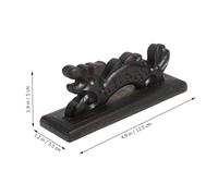 NUOBESTY 2pcs Wooden Chinese Brush Pen Holder Calligraphy Brush Rests Multi-functional Writing Supports for Desk Organization Home Office School
