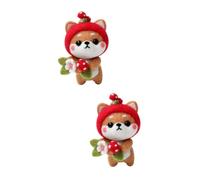 NUOBESTY 2pcs Wool Felting Kit Kids Hand Craft Tool Plush Dog DIY Set Needling Felting Supplies for Beginners