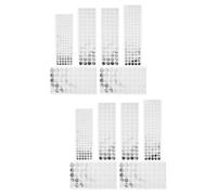 NUOBESTY 2sets Aluminium Foil Sealing Stickers Self-Adhesive Tube Stickers High Adhesive Easy Peel Off for Cosmetics Oil Bottle Sanitary Material 6sheets*2