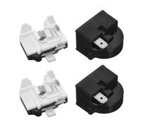 NUOBESTY 2sets Refrigerator Compressor Ptc Starter Relay Kit Overload Protection for Household Freezer Overheat Thermal Protector Replacement