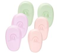NUOBESTY 3 Pairs Silicone Ear Covers Reusable Ear Protectors for Hairdressing Dyeing Soft Silicone Material Suitable for Beauty Salon and Personal Use at Home
