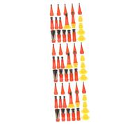 NUOBESTY 3 Sets Stainless Steel Tip Silicone Caulking Finisher Kit with Base and Protective Cover Durable Multi Tool Set for Home Kitchen Bathroom Tile Corners and Sealing Applications