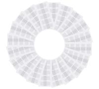 NUOBESTY 30 Sheets Adhesive Index Tabs Round Hole PVC Material, and Lightweight Design for Office Work and Meetings, Universal Compatibility for Notebooks and Binders