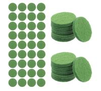 NUOBESTY 300pcs Car Air Fragrance Refill Pads 30mm round Cotton Diffuser Locket Pads for Essential Oil Car Freshener Refill Tablets Apple Green Compatible
