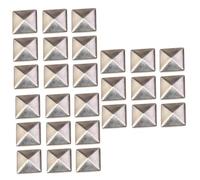 NUOBESTY 300pcs Clothing Pyramid Studs Flatback Rivet Studs for DIY Bags Hats Punk Spikes Fashion Accessories Craft Projects Leathercraft Rivets