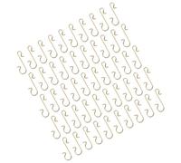 NUOBESTY 300pcs Hooks S Shaped Plated Metal Quick Hanging for Baubles | Iron Storage Box Set, Secure Hold for Floral Stems, Event Planners and Florists