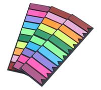 NUOBESTY 300pcs Multi-Function Pet Sticky Book Tabs for Work and Classrooms, Easy to Use Page Markers Writeable Labels, Practical Accessories for Organising Documents