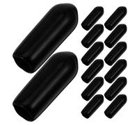 NUOBESTY 300Pcs Pegboard Hook Tips 5Mm Protective Caps Rubber End Covers for Pegboard Hooks Suitable for Workshop and Storage Rack Organization