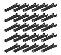 NUOBESTY 30Pcs Black U-Shaped Car Air Freshener Outlet Clips Vent Clips for Car Perfume Diffuser Front Air Vent for Automotive Interior Decoration