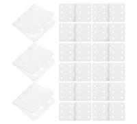 NUOBESTY 30pcs Medium Rc Airplane Hinges Nylon Pinned Fixed Wing Flap Replacement Parts for Model Aircraft Crafting and Maintenance