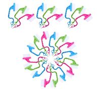 NUOBESTY 30Pcs Multi-Function Small Cleaning Brushes Set for Window Tracks, Kitchen Grooves, Floor Gaps - Household Crevice Scrub Brush Tools in Red, Blue, and Green for Detailed Edge