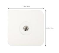 NUOBESTY 30pcs Non-Marking Screw Hooks with 16mm Length, Self-Adhesive Picture Hanging Kit, Wall Hooks for Photo Frames and Decorative Items in Home and Office