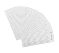 NUOBESTY 30pcs Reading List Bookmarks Library Cards for Book Tracking Compact Reading Log Markers with Sections for Titles Dates Ratings for Book Lovers Students and Offices