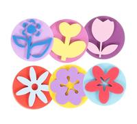 NUOBESTY 30pcs Soft Sponge Seals for Boys and Girls Face Painting Sponges Washable Boys and Girls Painting Blocks