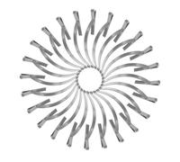 NUOBESTY 30pcs Stainless Steel Window Screen Holding Clips Spring Tension Corner Mount Flat Clips for Aluminum Channels in Homes and Offices with All-Weather Performance and Deformation