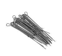 NUOBESTY 35pcs Metal Candle Wick Holders Centering Device for DIY Candle Making Sturdy Metal Construction Enhances Burn Stability for Home and Studio Use