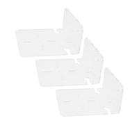 NUOBESTY 3Pcs Clear Acrylic Wall Mount Bracket for Cameras Speakers Monitors Easy Install Floating Shelves Space Saving Stylish Modern Design for Home Decor