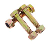 NUOBESTY 3pcs Compatible Snow Blower Shear Bolt and Nut Heavy Duty Replacement for Enhanced Stability and High Load Capacity Snow Blower Maintenance