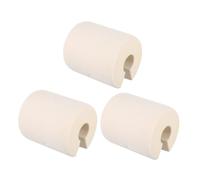 NUOBESTY 3pcs Doorstops Beige Anti-slam Door Device Proofing Finger Pinch Guard Protector for Easy Install Fits Various Door Thicknesses and Hand Injuries