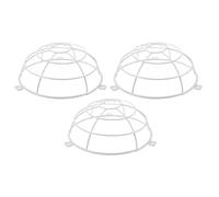 NUOBESTY 3Pcs Fire Sprinkler Head Protective Cover Cage Sprinkler Guard with Sensor Mesh Suitable for Ceiling