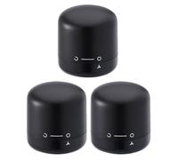 NUOBESTY 3Pcs Food-Grade Wine Bottle Stoppers with Bubble Sealer Lock, Rotating Wine Plug Stopper Preserver for Airtight Storage and Freshness Preservation