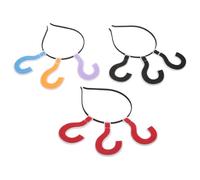 NUOBESTY 3pcs Funny Question Mark Headbands for Women, Plastic Material, Easy to Wear and Comfortable, Creative Design Hair Accessories Suitable for Party and Photo Props