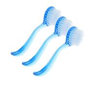NUOBESTY 3pcs Horn Brush Face Washing Tool Face Brush Cap Gentle for Deep Cleansing Facial Exfoliator Tool Manual for Skincare Routine in Bathroom