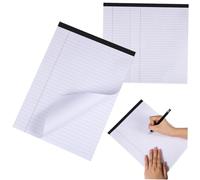 NUOBESTY 3pcs Lined Notepads College Ruled Writing Pads for School Office Supplies Each for Students and Professionals for Note Taking and Brainstorming Sessions