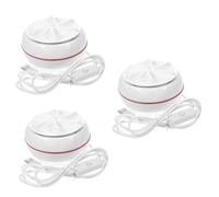 NUOBESTY 3pcs Mini Washing Machine Portable Usb Charging Compact for Dorm Travel Sink